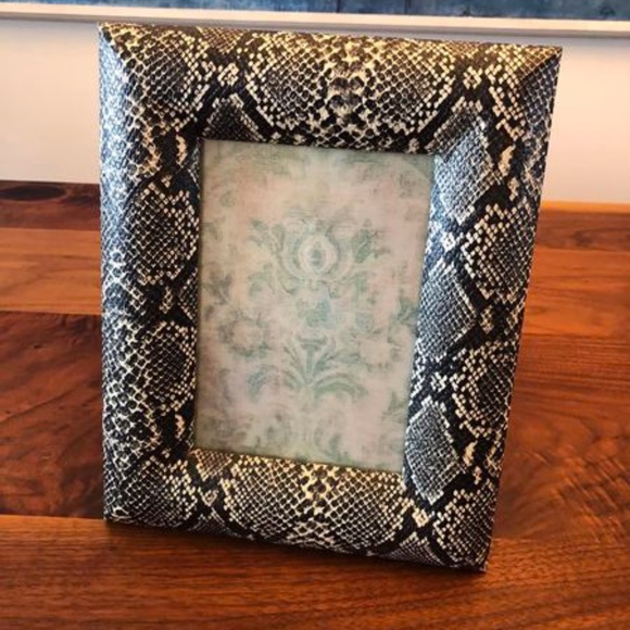 Faux Snakeprint Picture Frame - Picture 1 of 2